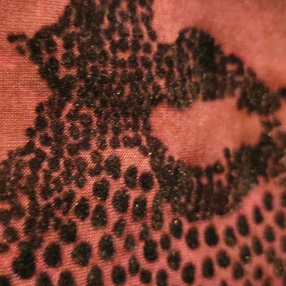 Creation Long Top S 3/4 Sleeves Pink and Black - Picture 7 of 9